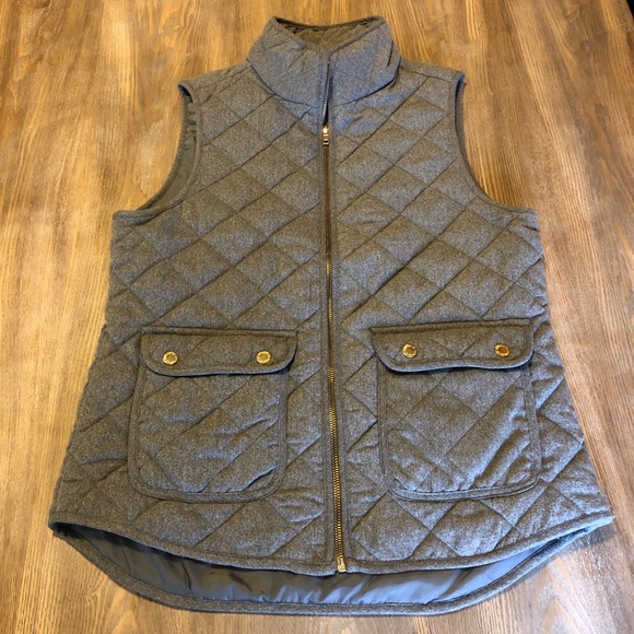 Jackets & Blazers - Grey quilted vest NWOT